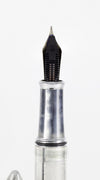 Stipula Model T Fountain Pen Nib Titanium Ice Resin