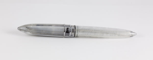Stipula Model T Fountain Pen Nib Titanium Ice Resin