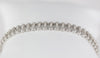 Pulsera en oro blanco 18k y brillantes
