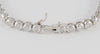Pulsera en oro blanco 18k y brillantes 1 ct