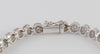 Pulsera en oro blanco 18k y brillantes 1 ct