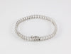 Pulsera en oro blanco 18k y brillantes