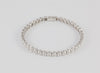 Pulsera en oro blanco 18k y brillantes 1 ct
