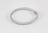 Pulsera en oro blanco 18k y brillantes