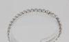Pulsera en oro blanco 18k y brillantes 1 ct