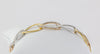 Pulsera en oro blanco y amarillo 18k con diamantes 1 ct