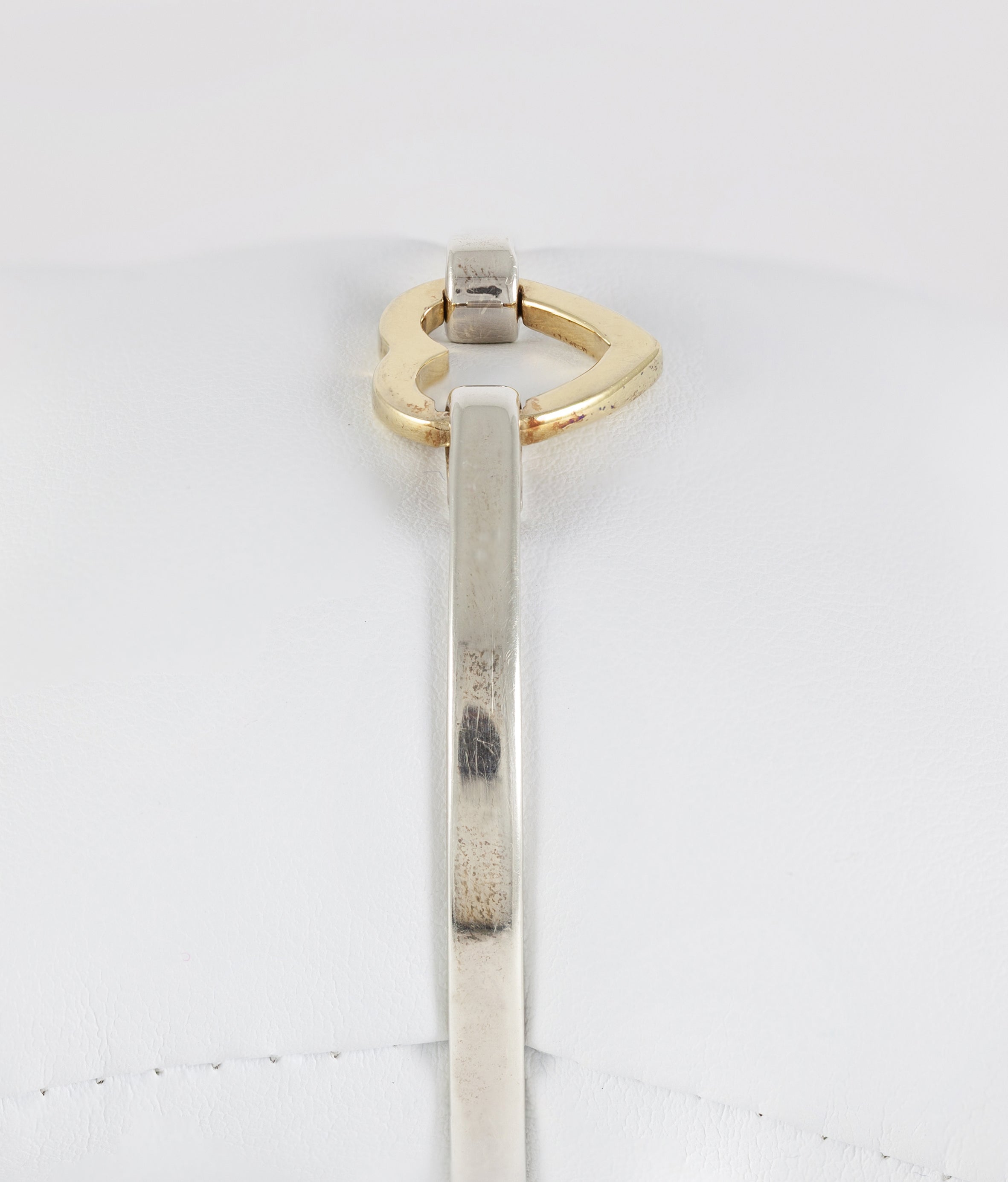Brazalete Tiffany de plata 925 y oro amarillo 18k