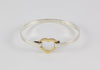 Brazalete Tiffany de plata 925 y oro amarillo 18k