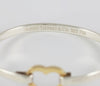 Brazalete Tiffany de plata 925 y oro amarillo 18k