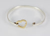 Brazalete Tiffany de plata 925 y oro amarillo 18k