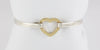 Brazalete Tiffany de plata 925 y oro amarillo 18k