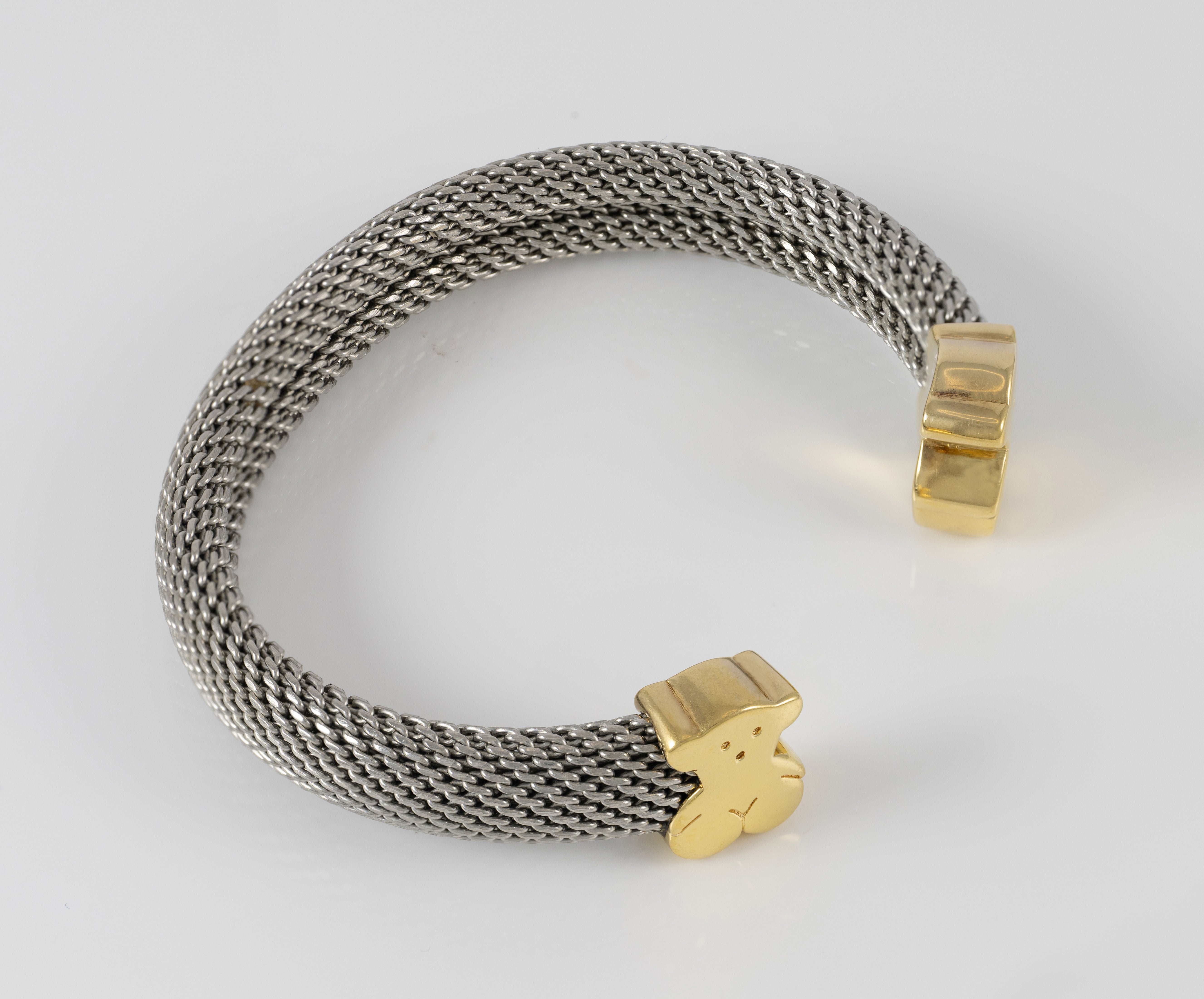 Pulsera Tous en oro amarillo 18k y acero Sweet Dolls