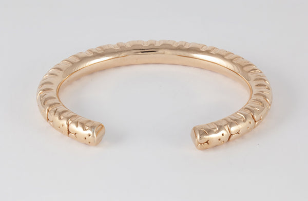 Pulsera Tous plata bañada en oro rosa Straight XL