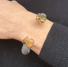 Pulsera Tous en oro amarillo 18k y acero Sweet Dolls