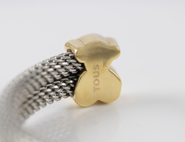 Pulsera Tous en oro amarillo 18k y acero Sweet Dolls