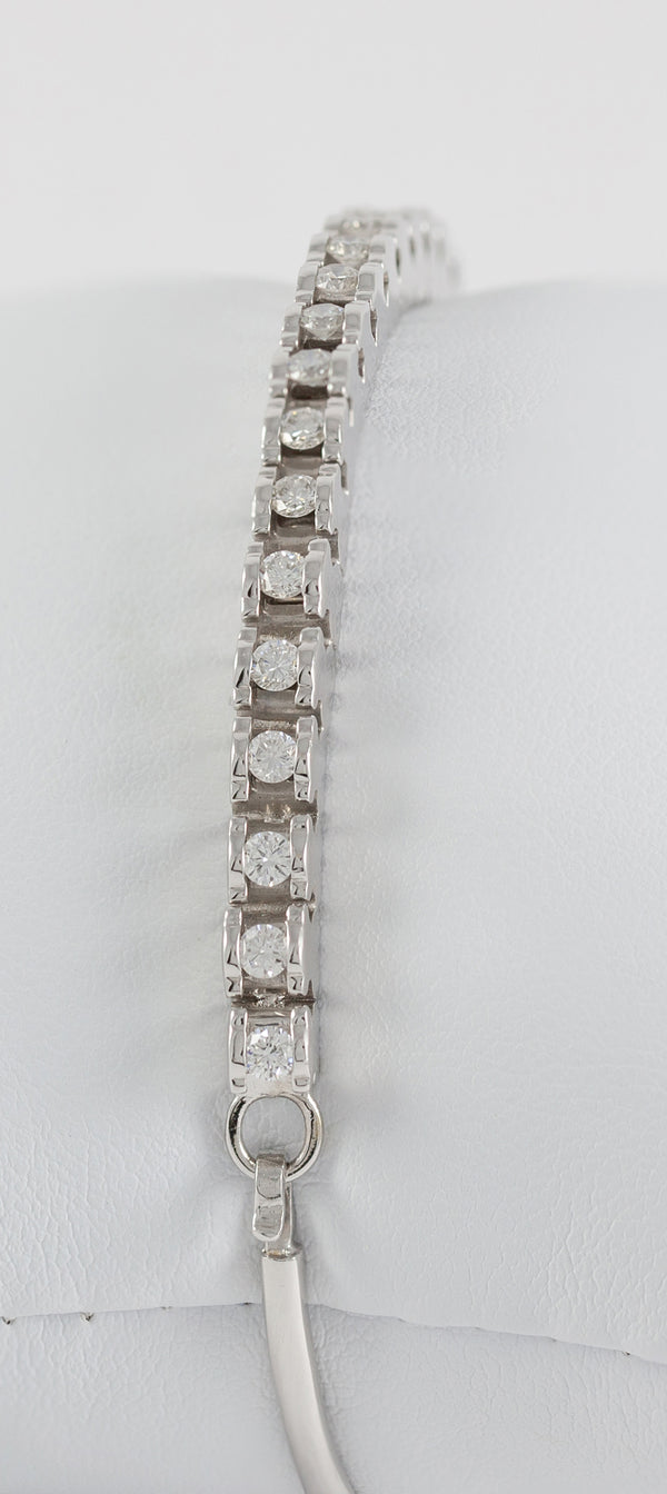 Pulsera Tous en oro blanco 18k con diamantes