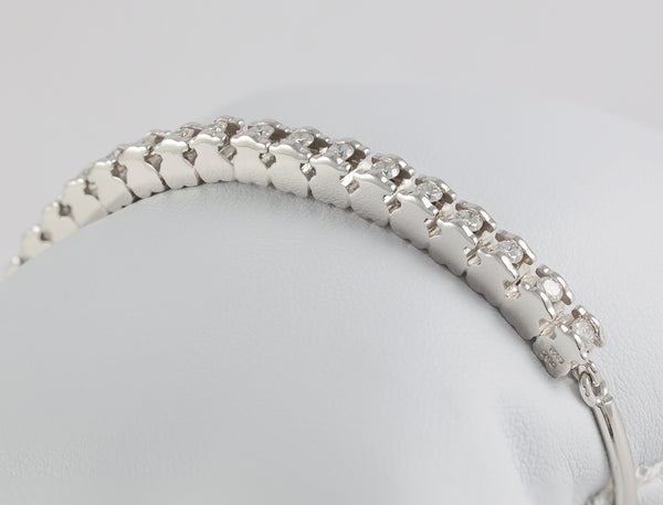 Pulsera Tous en oro blanco 18k con diamantes