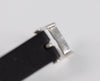 Pulsera Tous en caucho con oro blanco 18k y brillantes