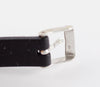 Pulsera Tous en caucho con oro blanco 18k y brillantes