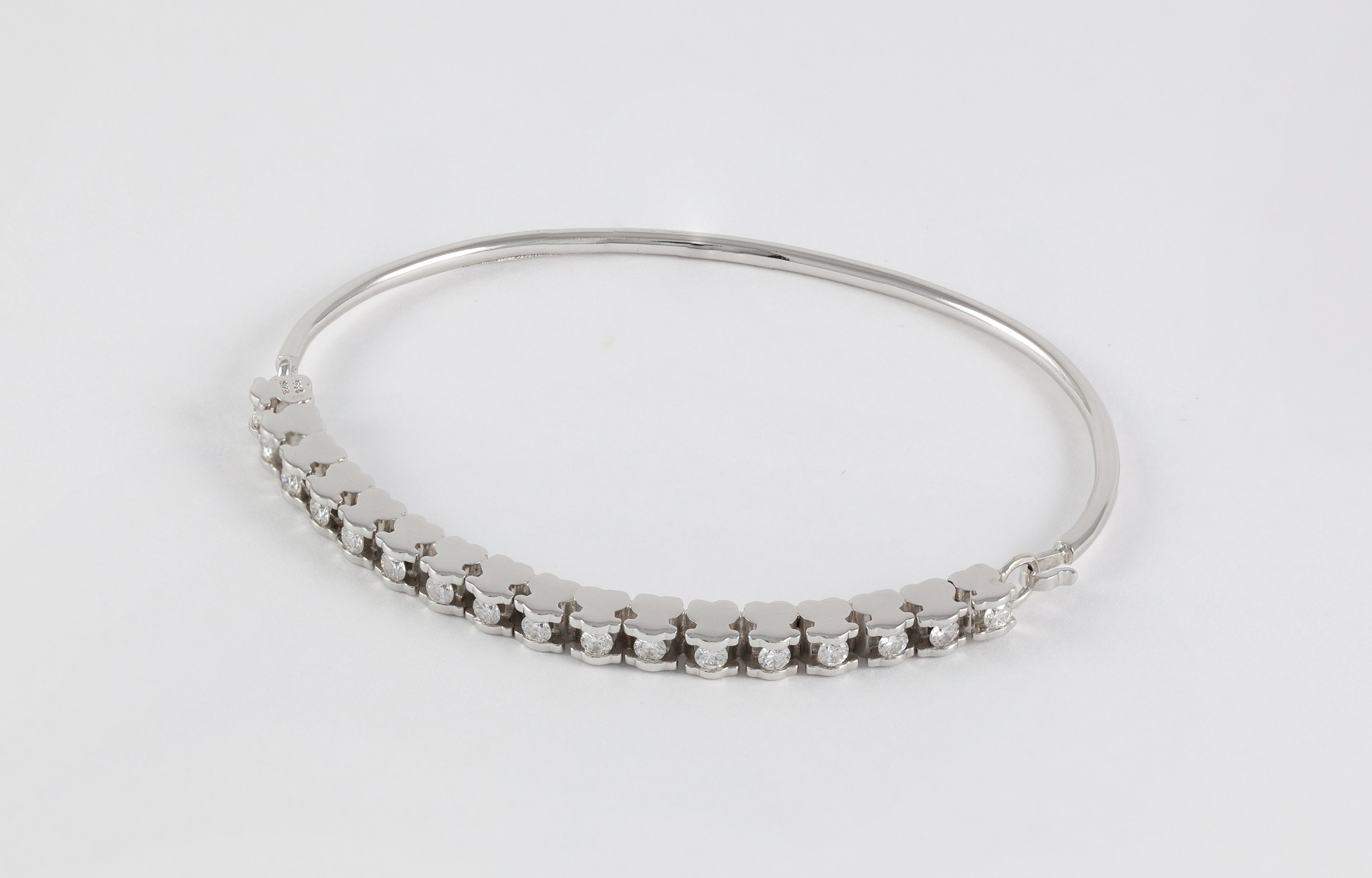 Pulsera Tous en oro blanco 18k con diamantes