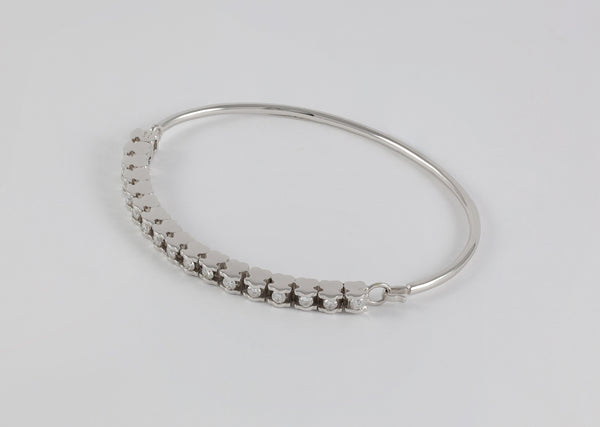 Pulsera Tous en oro blanco 18k con diamantes