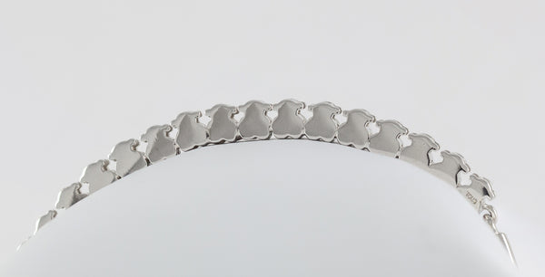 Pulsera Tous en oro blanco 18k con diamantes