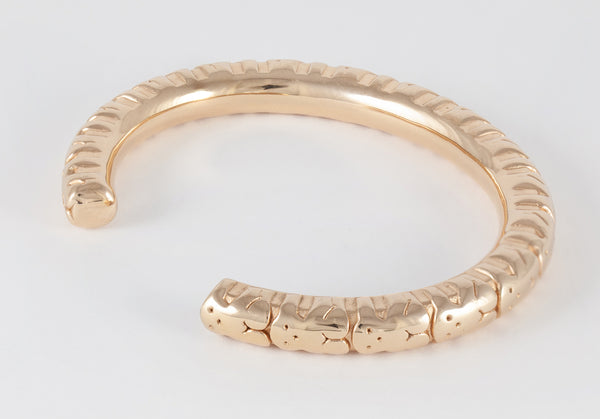 Pulsera Tous plata bañada en oro rosa Straight XL