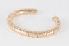 Pulsera Tous plata bañada en oro rosa Straight XL