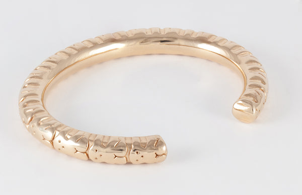Pulsera Tous plata bañada en oro rosa Straight XL