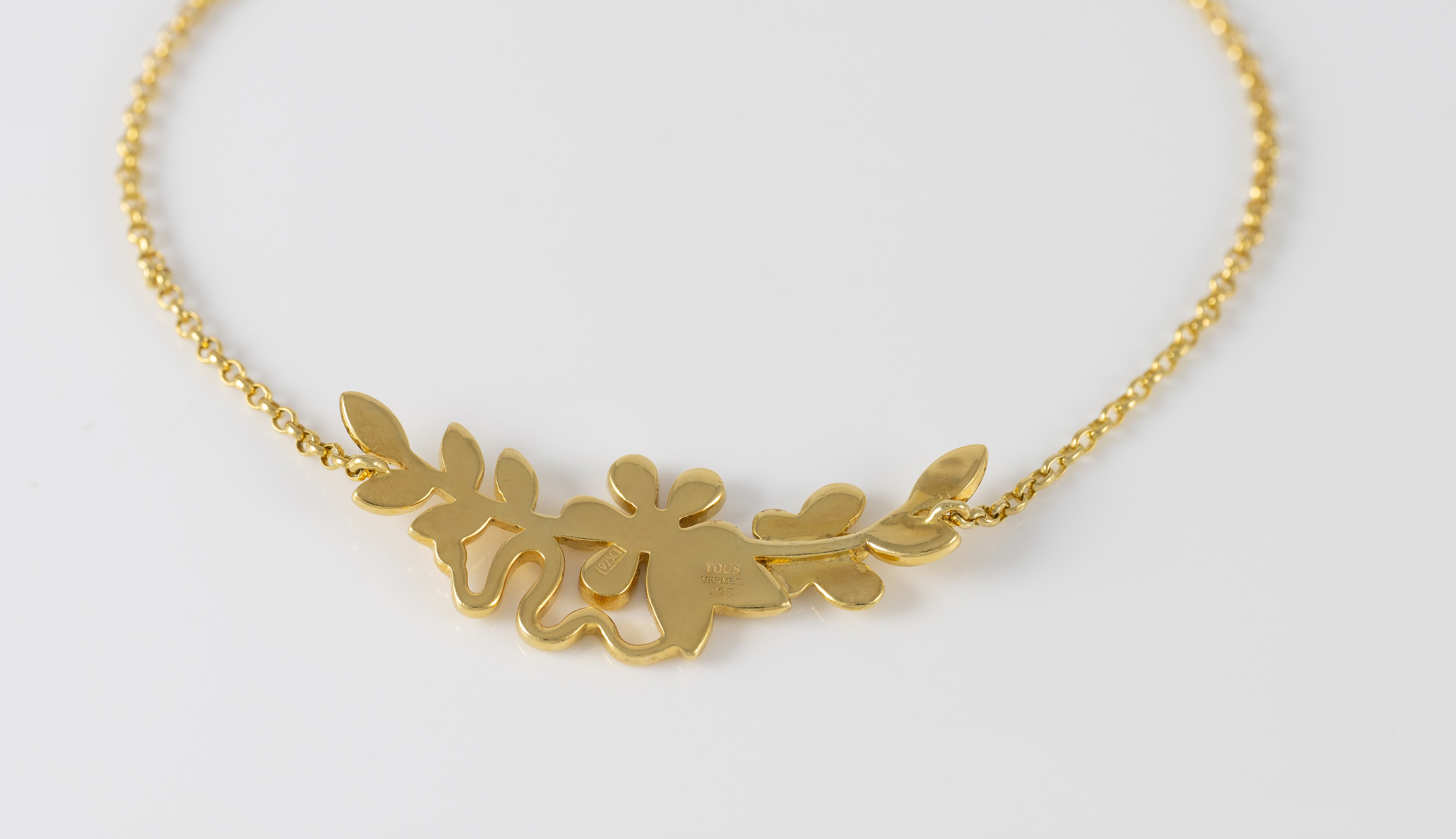 Pulsera Tous en Plata Vermeil Real Mix Leaf