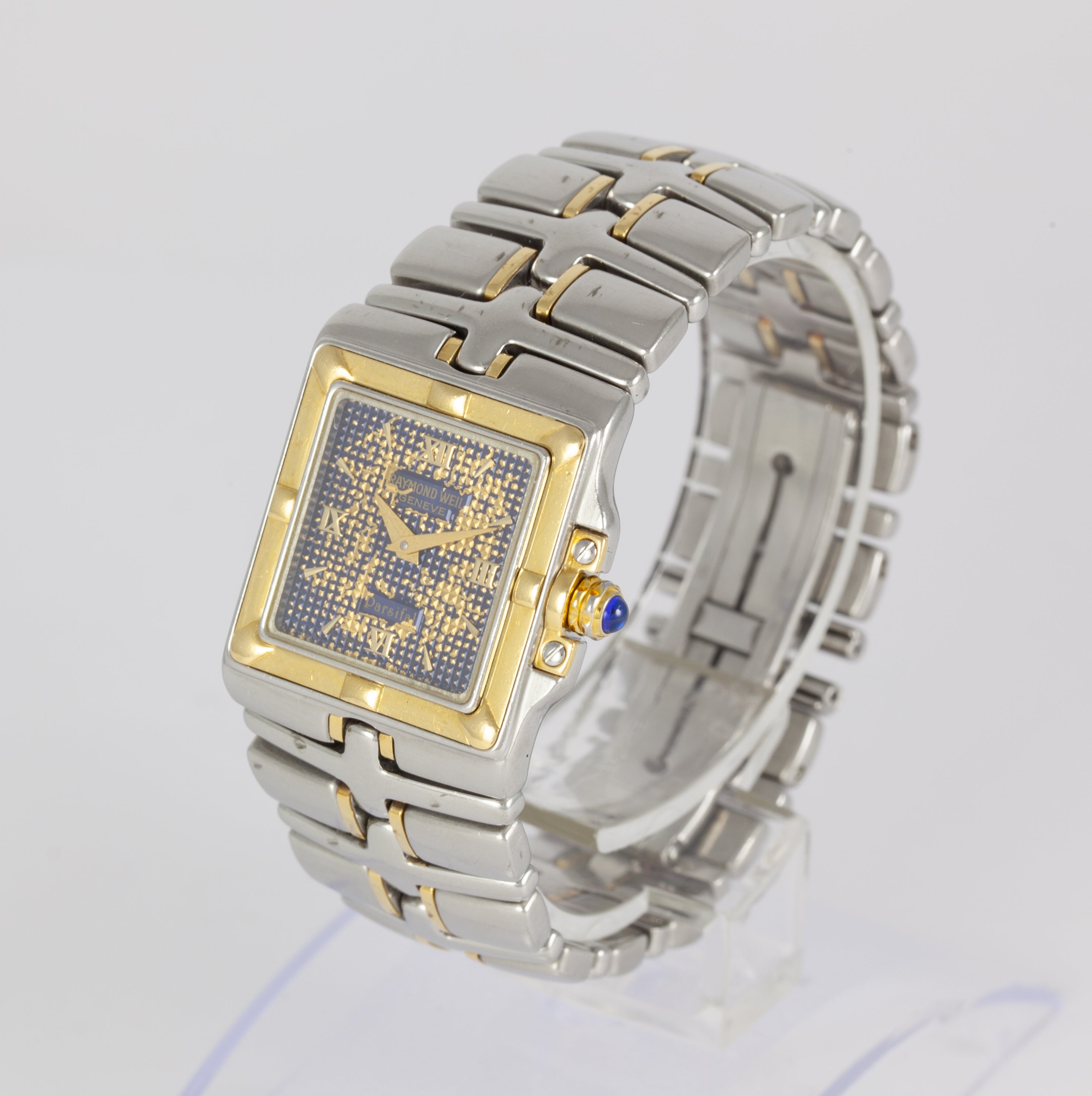 Raymond Weil Parsifal Two Tone Steel and Gold Square Dial Ref: 9790