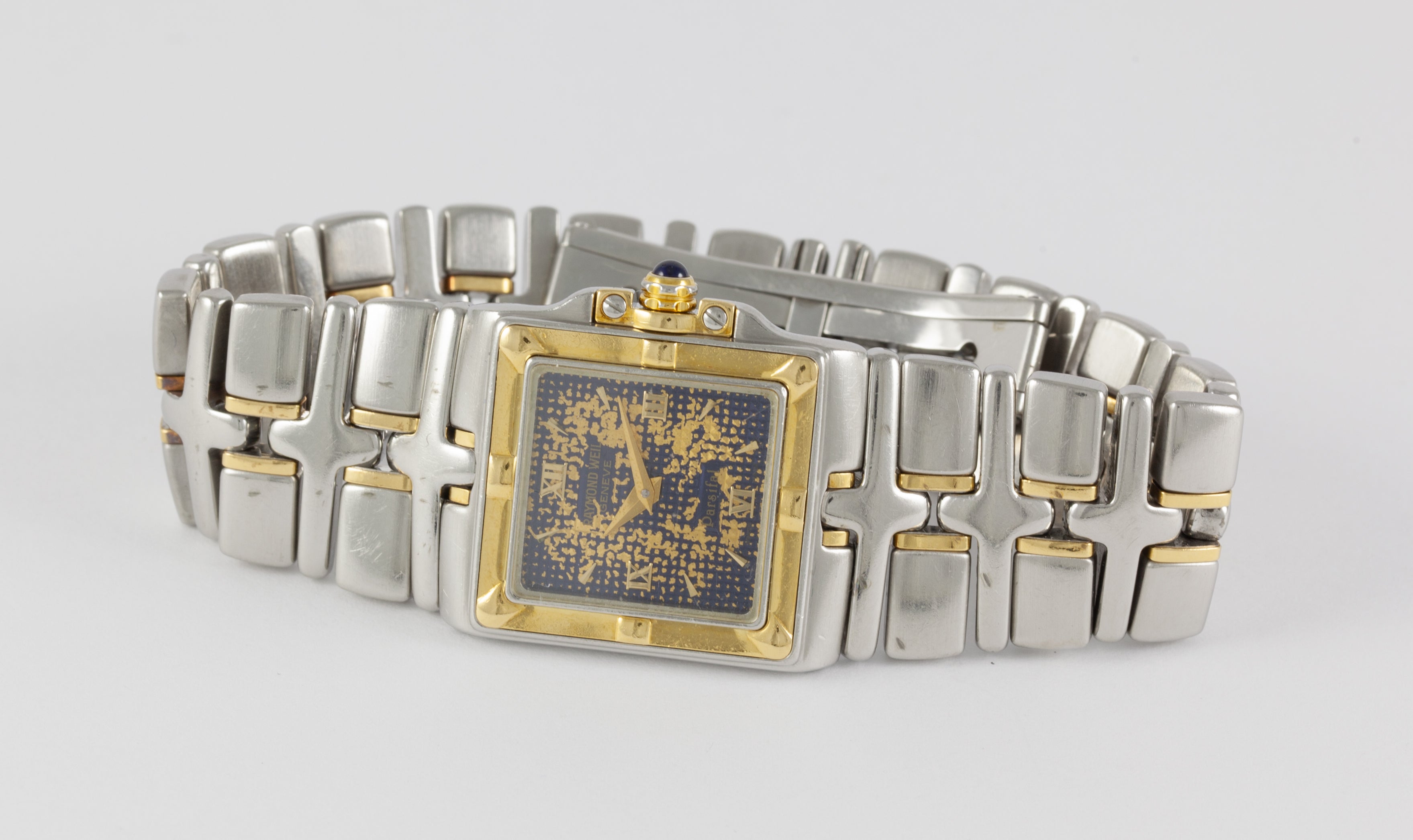 Raymond Weil Parsifal Two Tone Steel and Gold Square Dial Ref: 9790