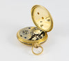 Haas & Privat Pocket Watch Yellow Gold 18k Enamel