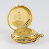 Haas & Privat Pocket Watch Yellow Gold 18k Enamel