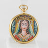 Leroy Pocket Watch Chimes Hour Quarter Yellow Gold 18k Enamel