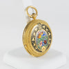 Haas & Privat Pocket Watch Yellow Gold 18k Enamel