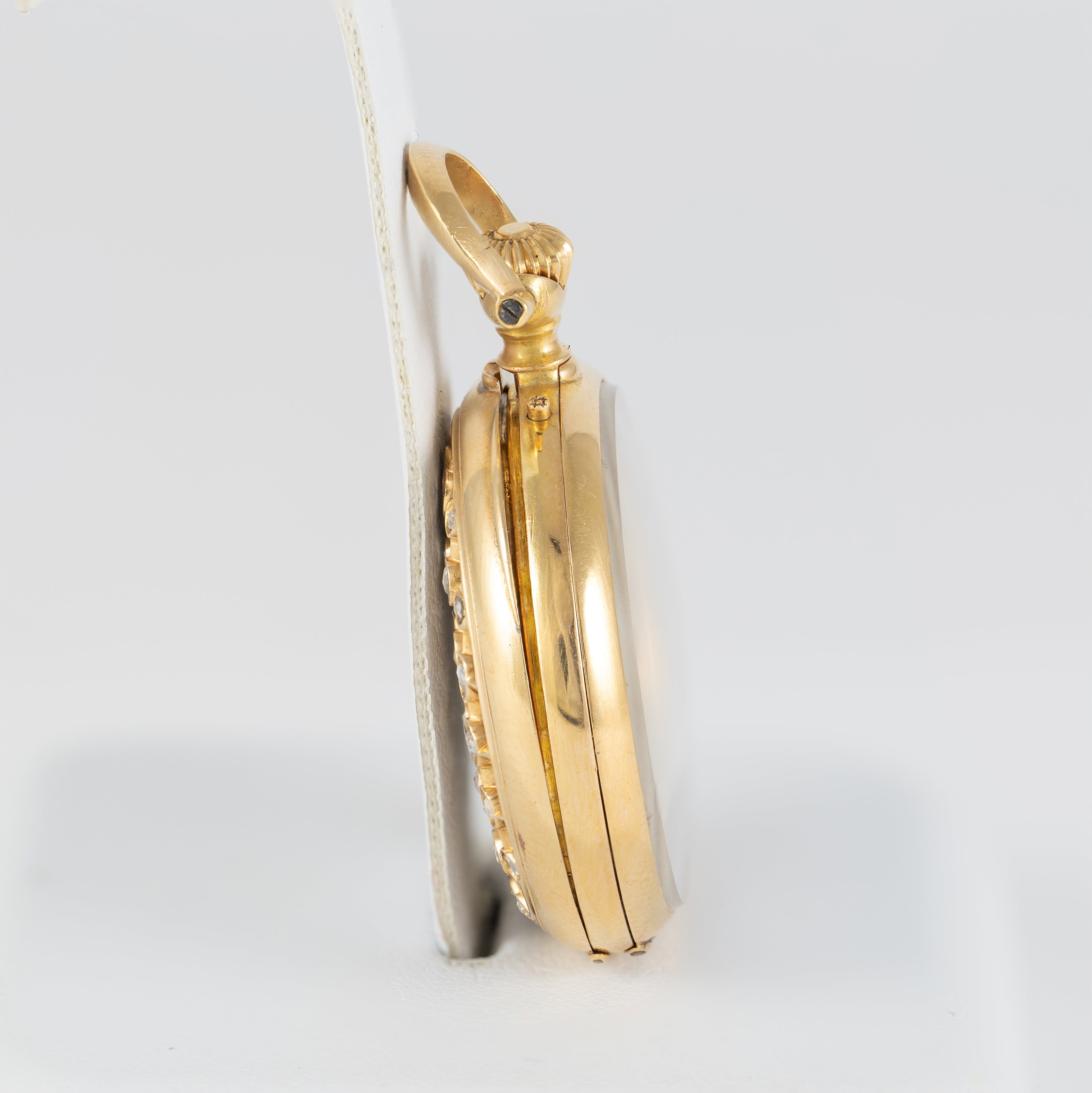 Ch. Oudin Pocket Watch Yellow Gold 18k and Diamonds