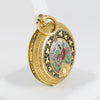 Haas & Privat Pocket Watch Yellow Gold 18k Enamel