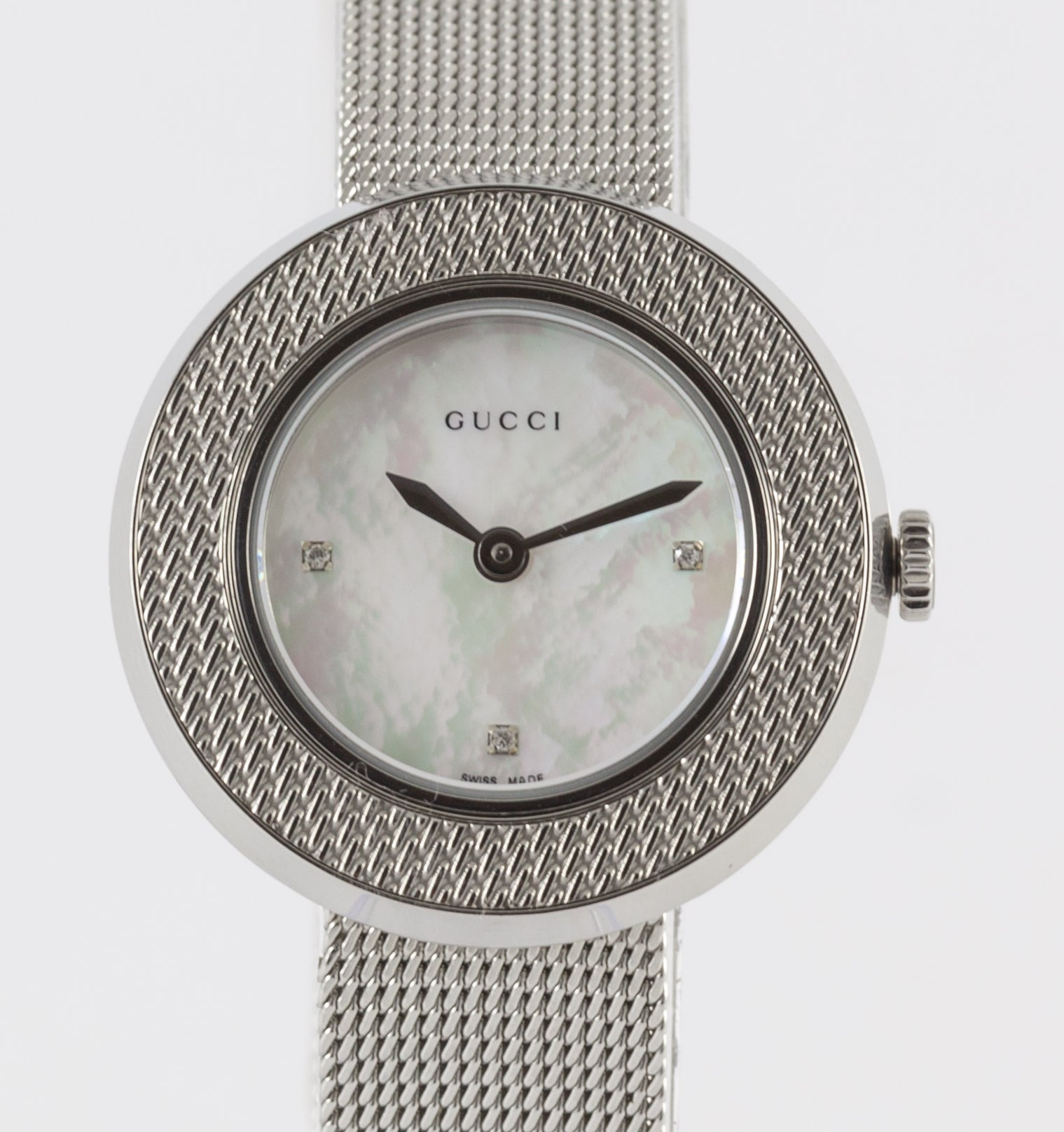 Gucci Ladies Quartz Steel MOP Dial Ref: 129.5