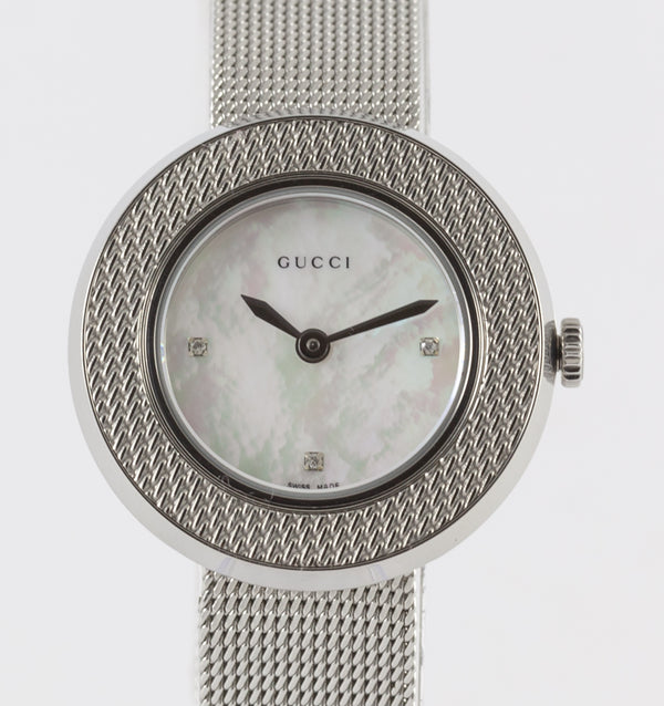 Gucci Ladies Quartz Steel MOP Dial Ref: 129.5