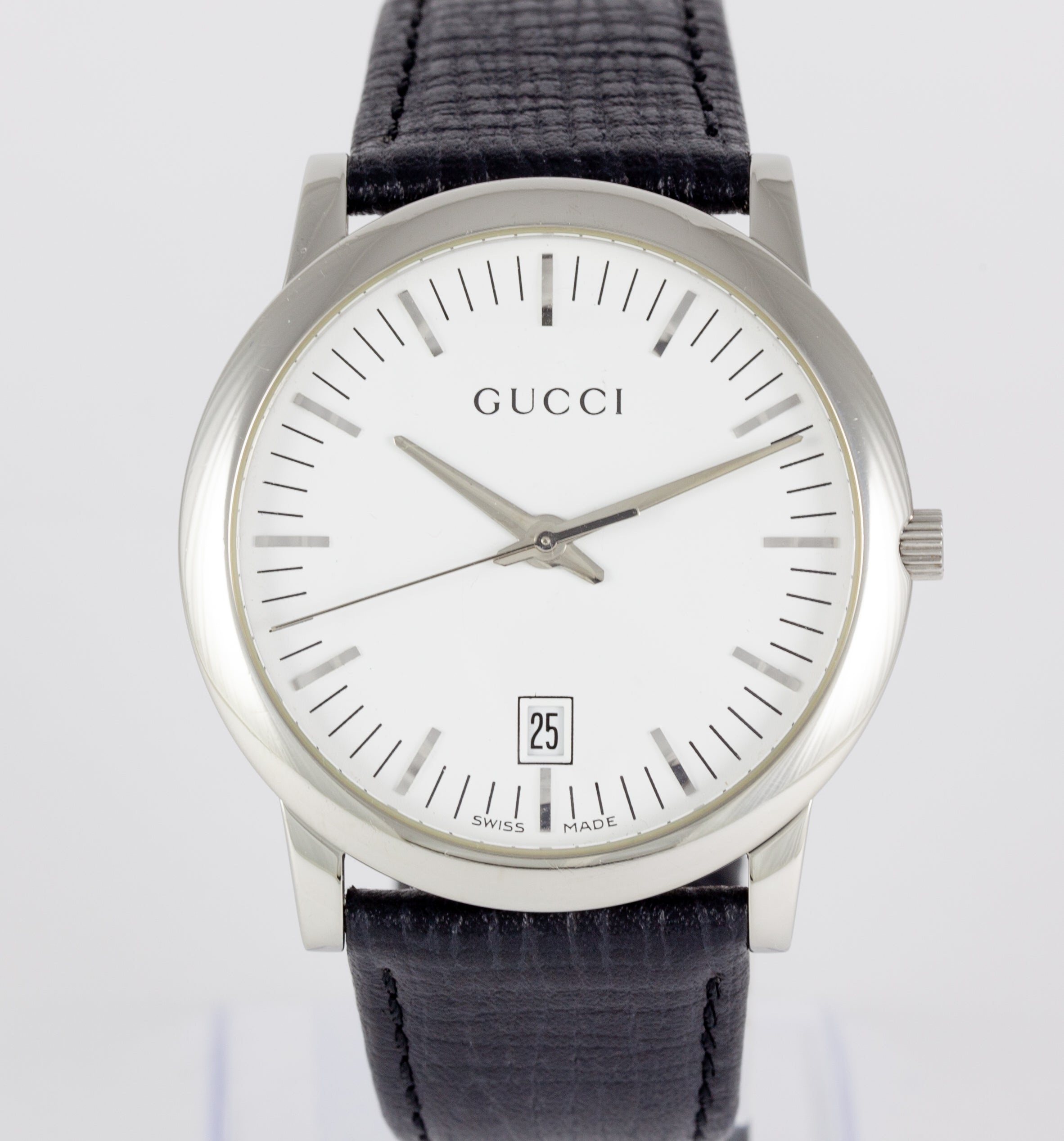 Gucci Quartz Steel White Dial Ref: 5600M