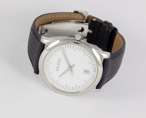 Gucci Quartz Steel White Dial Ref: 5600M