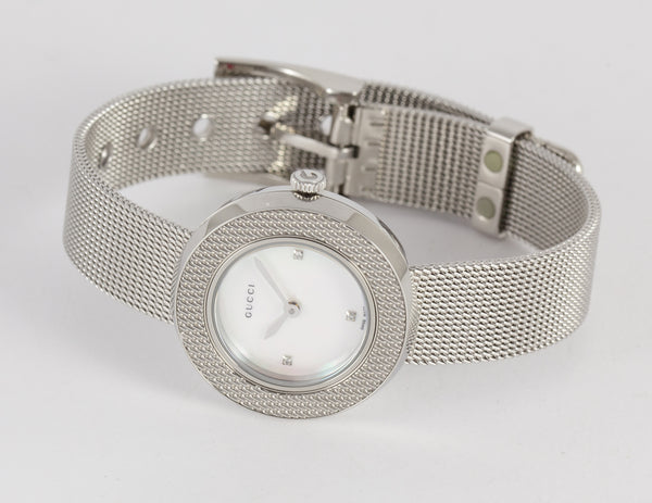 Gucci Ladies Quartz Steel MOP Dial Ref: 129.5