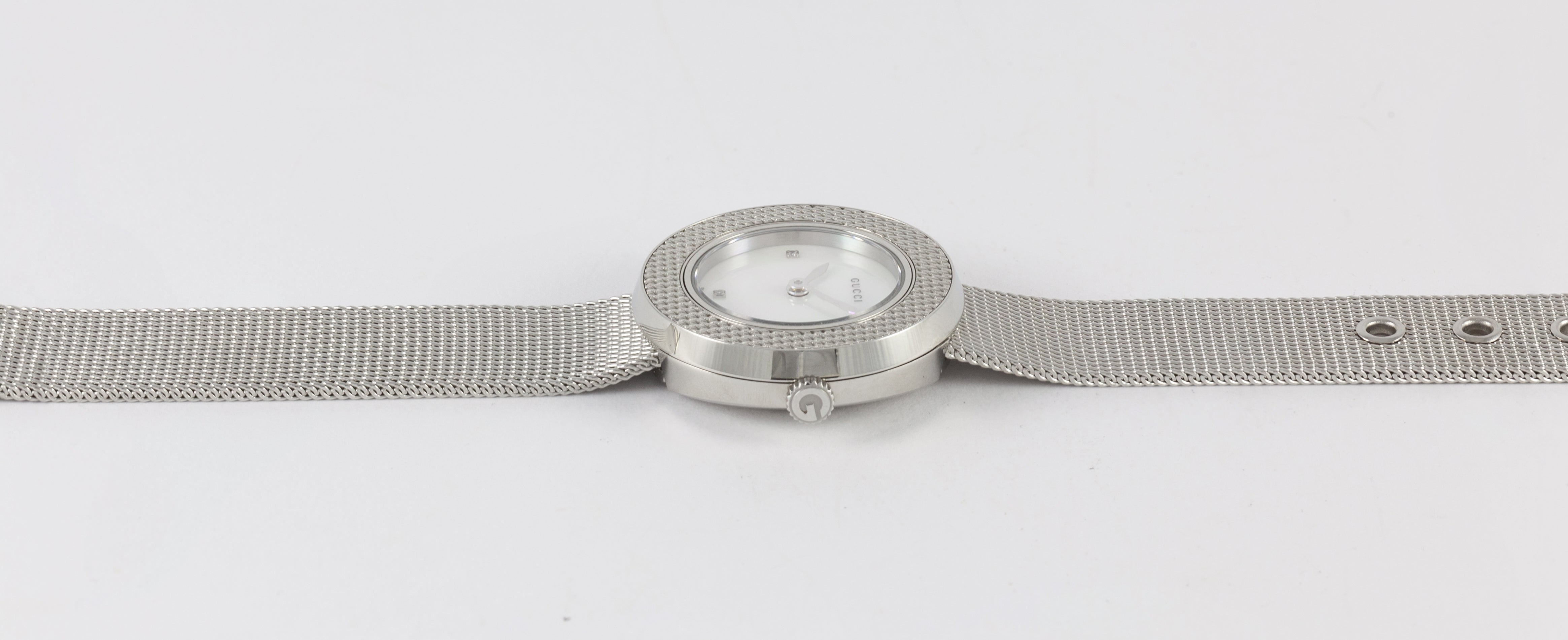Gucci Ladies Quartz Steel MOP Dial Ref: 129.5