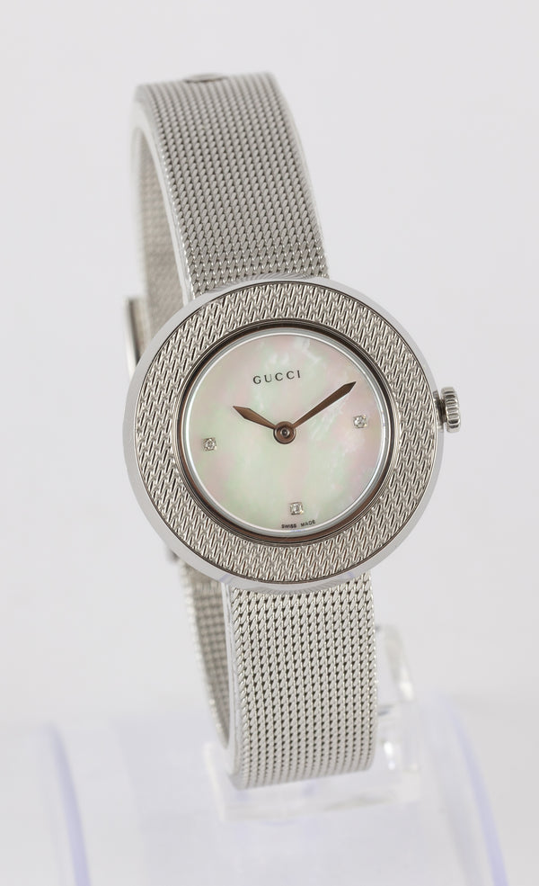 Gucci Ladies Quartz Steel MOP Dial Ref: 129.5