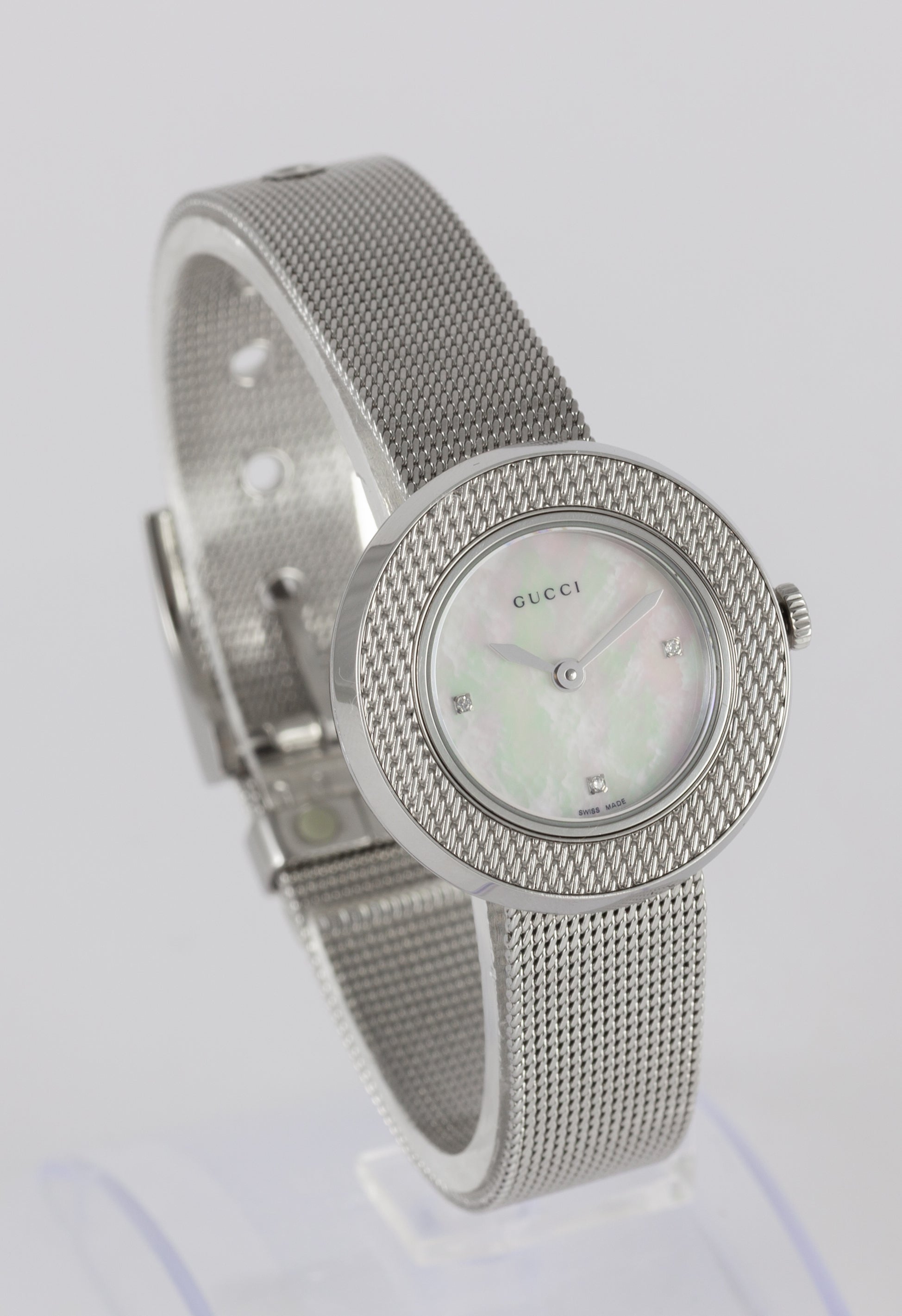 Gucci Ladies Quartz Steel MOP Dial Ref: 129.5