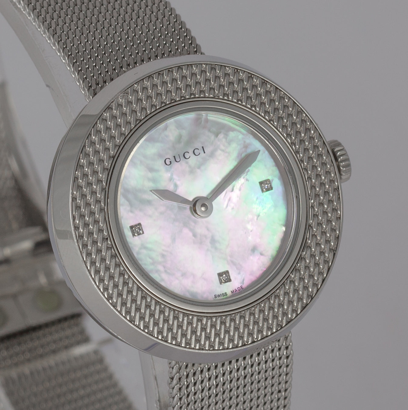 Gucci Ladies Quartz Steel MOP Dial Ref: 129.5