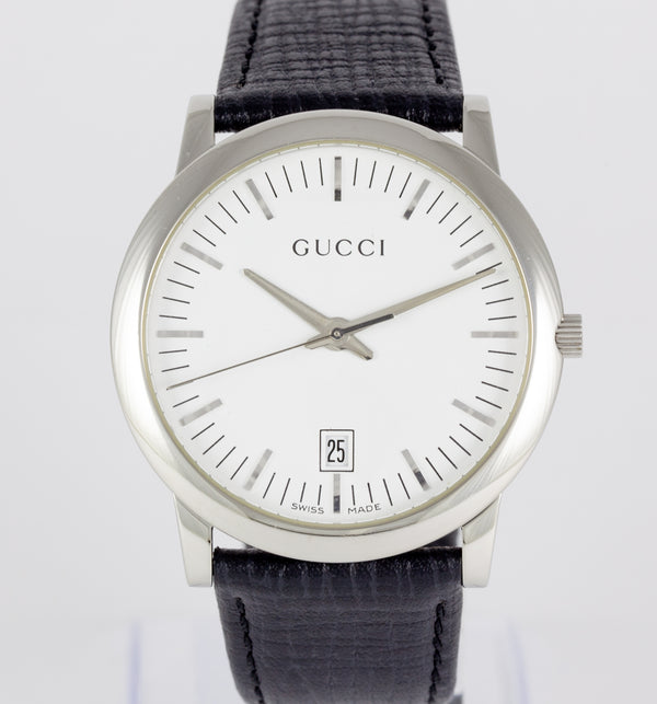 Gucci Quartz Steel White Dial Ref: 5600M