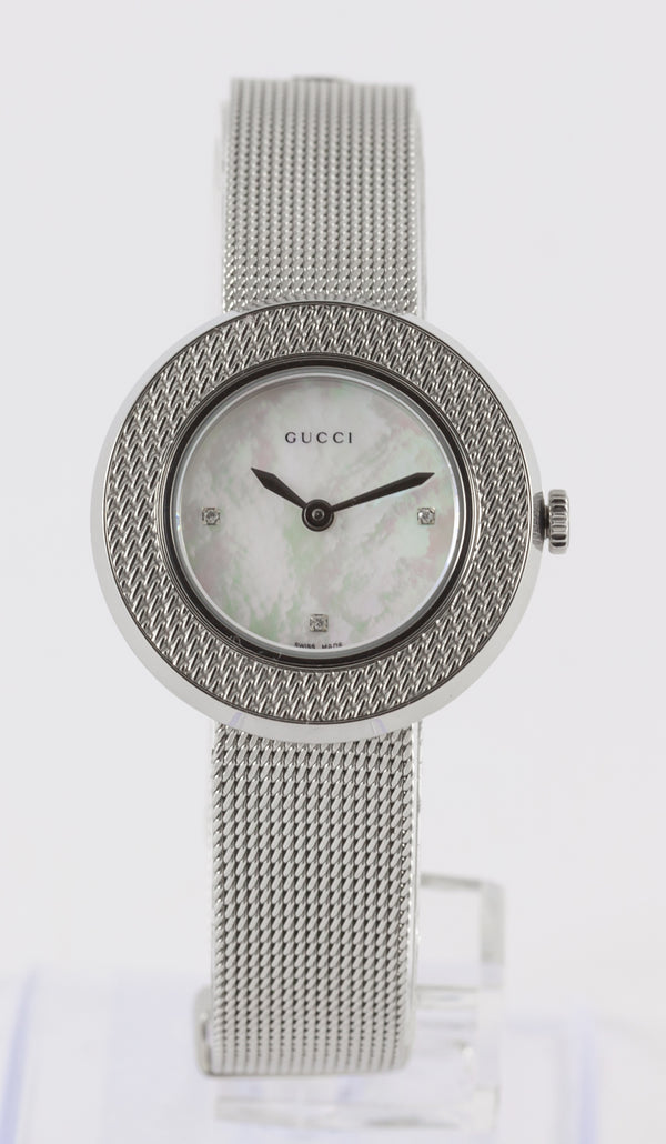 Gucci Ladies Quartz Steel MOP Dial Ref: 129.5