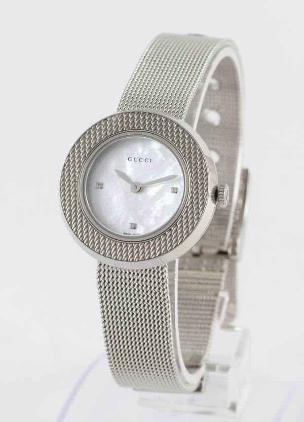 Gucci Ladies Quartz Steel MOP Dial Ref: 129.5